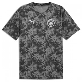 Manchester City Pre-Match 2025-26 Sort - Fodboldtrøjer (S/S)